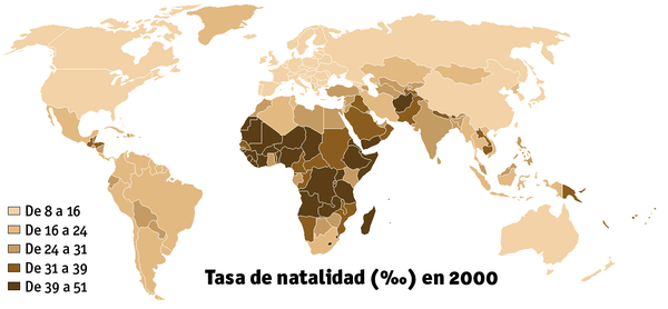 Cuál es el país con la tasa de natalidad más alta del mundo